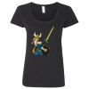 Softstyle Women's Deep Scoopneck T-Shirt Thumbnail